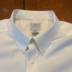 L.L. Bean Classic White Dress Shirt
